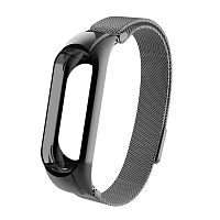 Ремешок Xiaomi для Mi Band 4 Milan металлическая сетка (черный)  купить в Барнауле