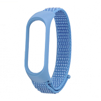 Ремешок Xiaomi для Mi Band 5 нейлоновый (голубой)  купить в Барнауле