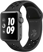 Apple Watch Series 3 42mm Case Space Grey Aluminium Nike Sport Band Anthracite/Black купить в Барнауле