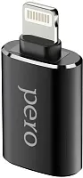 Адаптер PERO AD02 OTG Lightning to USB 3.0 черный купить в Барнауле