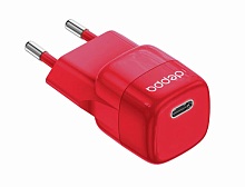 СЗУ Deppa USB-C PD mini GaN, 20W, красный купить в Барнауле
