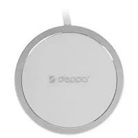 ЗУ беспроводное Deppa MagSafe, Qi 15W, серебристый купить в Барнауле