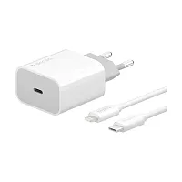 СЗУ Deppa USB-C PD 20W + кабель USB-C to Lightning MFI белый купить в Барнауле