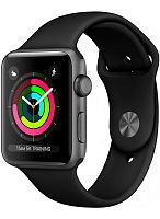 Apple Watch Series 3 38mm Case Space Grey Aluminium Sport Band Gray купить в Барнауле