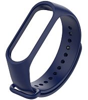 Ремешок Xiaomi для Mi Band 3/4 силиконовый (синий) купить в Барнауле
