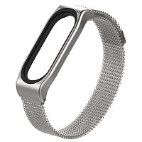 Ремешок Xiaomi для Mi Band 4 Milan металлическая сетка (серебристый)  купить в Барнауле