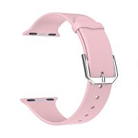 Ремешок для Apple Watch Band 38/40mm Lyambda Alcor спортивный силиконовый розовый купить в Барнауле