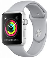 Apple Watch Series 3 38mm Case Silver Aluminium Sport Band Fog купить в Барнауле
