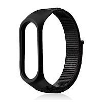 Ремешок Xiaomi для Mi Band 5 нейлоновый (черный)  купить в Барнауле