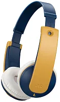 Наушники JVC KIDS беспроводные детские (HA-KD10W-Y-E) Синие/желтые купить в Барнауле