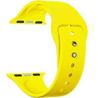 Ремешок для Apple Watch Band 42/44mm Lyambda Altair силиконовый желтый купить в Барнауле