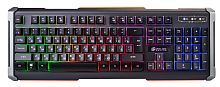 Клавиатура Oklick 717G Black Death multimedia for gamer LED черный/серый купить в Барнауле