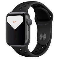 Apple Watch Series 5 44mm Case Space Grey Aluminium Nike Sport Band Anthracite/Black купить в Барнауле