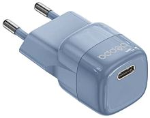 СЗУ Deppa USB-C PD mini GaN, 20W, синий купить в Барнауле