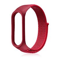 Ремешок Xiaomi для Mi Band 5 нейлоновый (красный)  купить в Барнауле