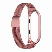 Ремешок Xiaomi для Mi Band 4 Milan металлическая сетка (розовое золото)  купить в Барнауле