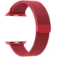 Ремешок для Apple Watch Band 38/40mm Lyambda Capella сталь красный купить в Барнауле