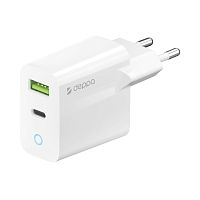 СЗУ Deppa 2USB (A+C) PD, QC, 33W белый купить в Барнауле