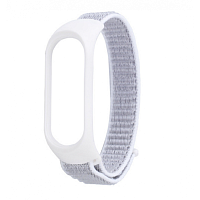 Ремешок Xiaomi для Mi Band 5 нейлоновый (белый)  купить в Барнауле