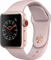 Apple Watch Series 3 42mm Case Gold Aluminium Sport Band Pink Sand (GPS+Cellular) купить в Барнауле