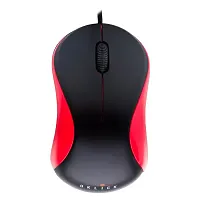 Мышь Oklick 115S оптическая 1200 dpi черная/красная купить в Барнауле
